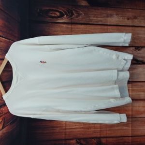 Pusser's Island Wear XL White Cotton Crewneck Sweater